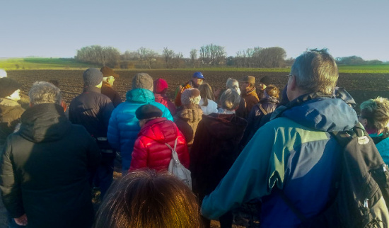 Neujahrsspaziergang am 1. Januar 2020 Foto: NABU Partheland